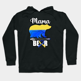 Down Syndrome Awareness Day Mom Bear Trisomy 21 Mama Hoodie